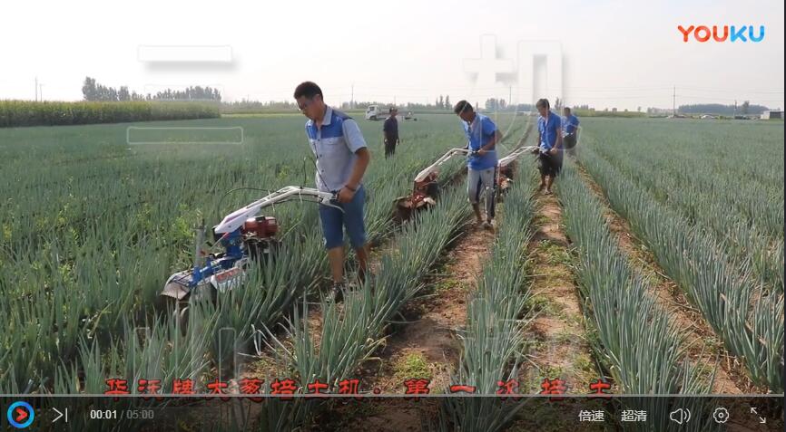 華沃大蔥培土機